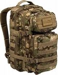 Mil-Tec US Assault Pack S Camo, Rucksack - Woodland (Arid)