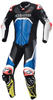 Alpinestars GP Tech V4, Lederkombi 1tlg. perforiert - Schwarz/Blau/Neon-Gelb -...