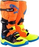 Alpinestars Tech 5, Stiefel - Neon-Orange/Blau/Neon-Gelb - 12 US