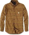 Carhartt Flannel-Plaid, Hemd - Braun/Beige (B33) - S