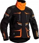 Lindstrands Sunne, Textiljacke wasserdicht - Schwarz/Orange - 50