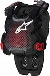 Alpinestars A-1, Brustprotektor Level-1 - Dunkelgrau/Schwarz/Rot - XXL