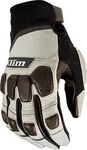 Klim Dakar Pro, Handschuhe - Hellgrau/Dunkelbraun/Schwarz - S