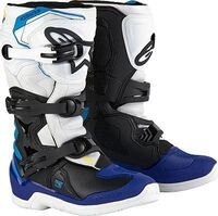 Alpinestars Tech 3S, Stiefel Jugend - Wei&szlig;/Schwarz/Blau - 6 US