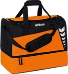 Erima Six Wings Sporttasche mit Bodenfach M Orange / Schwarz