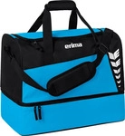 Erima Six Wings Sporttasche mit Bodenfach M Curacao / Schwarz
