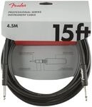 Fender Professional Instrument Cable BLK 4,5 m Klinke mono/ Klinke mono