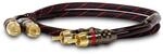 Dynavox Perfect Sound Stereo Cinchkabel 0,75 m HiFi Audio Kabel Schwarz-Rot