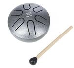 Fame FS03 Mini Steel Tongue Drum 3 Pentatonic A Steel Tongue Drum Silber