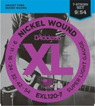 D'Addario EXL120-7, D'Addario E-Git.Saiten 09-54 7-String EXL120-7 Nickel Wound
