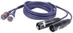 DAP FL263 Kabel 3 m Audiokabel Blau