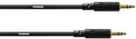 Cordial CFS 0.9 WW Miniklinkenkabel 90 cm Stereo Patchkabel Schwarz