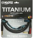 Klotz TIR0600PSP Titanium Instrumentenkabel 6 m Klinke mono/ Winkelklinke Silent