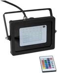 Eurolite LED IP FL-30 SMD RGB LED Fluter Schwarz