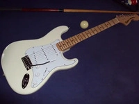 Squier 0378002505, Squier Affinity Series Stratocaster MN Olympic White E Gitarre