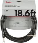 Fender Professional Instrument Cable BLK 5,5 m Klinke mono/ Winkelklinke