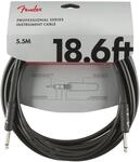Fender Professional Instrument Cable BLK 5,5 m Klinke mono/ Klinke mono
