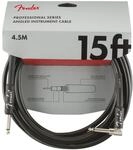 Fender Professional Instrument Cable BLK 4,5 m Klinke mono/ Winkelklinke