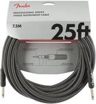 Fender Professional Tweed Cable GRAY 7,5 m Instrumentenkabel Grau