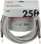 Fender Professional Tweed Cable WHITE 7,5 m Klinke mono/ Klinke mono