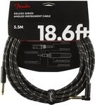 Fender Deluxe Tweed Instrument Cable BLK 5,5 m Klinke mono/ Winkelklinke