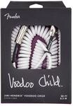 Fender Hendrix Voodoo Child Cable 9,14 m Instrumentenkabel Wei&szlig;