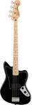 Squier Affinity Series Jaguar Bass H MN Black Schwarz