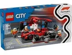 LEGO City Formular 1 60443 F1 Boxenstopp mit Boxencrew und Ferrari Flitzer