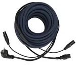 DAP FP0815 Schuko-IEC XLR Strom-/Signalkabel 15 Meter - Hybridkabel