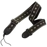 Fender Gitarrengurt Nylon Stars and Stripes Schwarz - Gitarrengurt