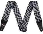 Fender Wavy Checker Poly Strap Gray - Gitarrengurt