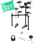 Roland TD-02K E-Drum Set inkl. Kopfh&ouml;rer & Drumhocker - E-Drum Set