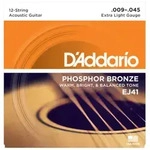 D&rsquo;Addario EJ41 - 12-String Acoustic Phosphor Bronze | 009-045 - Saiten