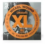 D&rsquo;Addario EXL110-3D - XL Electric Nickel Wound 3er Pack | 010-046 - Saiten