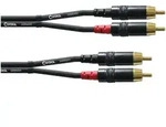 Cordial CFU 0.9 CC - 0,9 m, 2x Cinch, REAN - Audiokabel