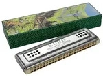 Hohner Echo Harp 96 C/G-Mundharmonika - Tremolo-Mundharmonika
