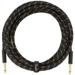 Fender Deluxe Series Instrumentenkabel 5,5 Meter Black Tweed - Instrumentenkabel