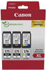 3 Canon Tinten 5437C004 Multi Value Pack 2 x PG-575XL + 1 x CL-576XL 4-farbig