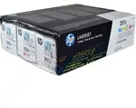 3 HP Toner CF253XM 201X Multipack CMY