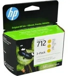 3 HP Tinten 3ED79A 712 Multipack yellow