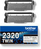 Brother Original Toner TN-2320 - schwarz - Doppelpack - 2x 2.600 Seiten(TN2320TWIN)