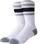 STANCE Unisex Socken - Boyd ST, Logo, Streifen, Crew Socken Wei&szlig;/Schwarz/Grau /