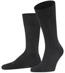 FALKE Herren Socken - Sensitive London, Str&uuml;mpfe, Uni, Baumwollmischung Anthrazit