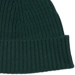 LACOSTE Unisex M&uuml;tze - Strickm&uuml;tze, Beanie, Wolle, Logo-Patch, One Size Gr&uuml;n