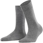 FALKE Damen Socken - Sensitive London, Kurzsocken, einfarbig Grau / 35-38