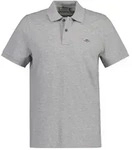 GANT Herren Poloshirt - REGULAR SHIELD, Kurzarm, Knopfleiste, Pique, Stickerei Grau /