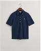 GANT Damen Poloshirt - SLIM SHIELD PIQUE POLO, Halbarm, Knopfleiste, Logo, uni...