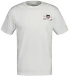 GANT Herren T-Shirt - REG ARCHIVE SHIELD EMB, Rundhals, kurzarm, Stickerei Wei&szlig; / S