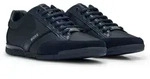 BOSS Herren Sneaker - Saturn Lowp, Turnschuh, Freizeit, Material-Mix mit Echtleder