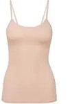 CALIDA Damen Spaghettitop - Natural Comfort, Unterhemd, Top, Jersey, einfarbig Nude /